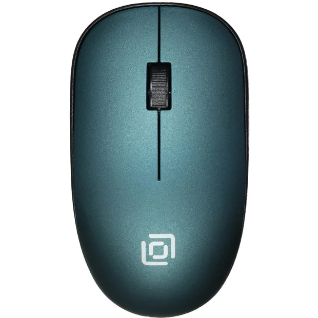 Мышь Oklick 515MW (черный/зеленый)